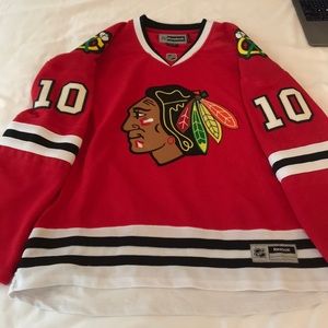 Chicago Blackhawks Jersey #10 Sharp Sz L
